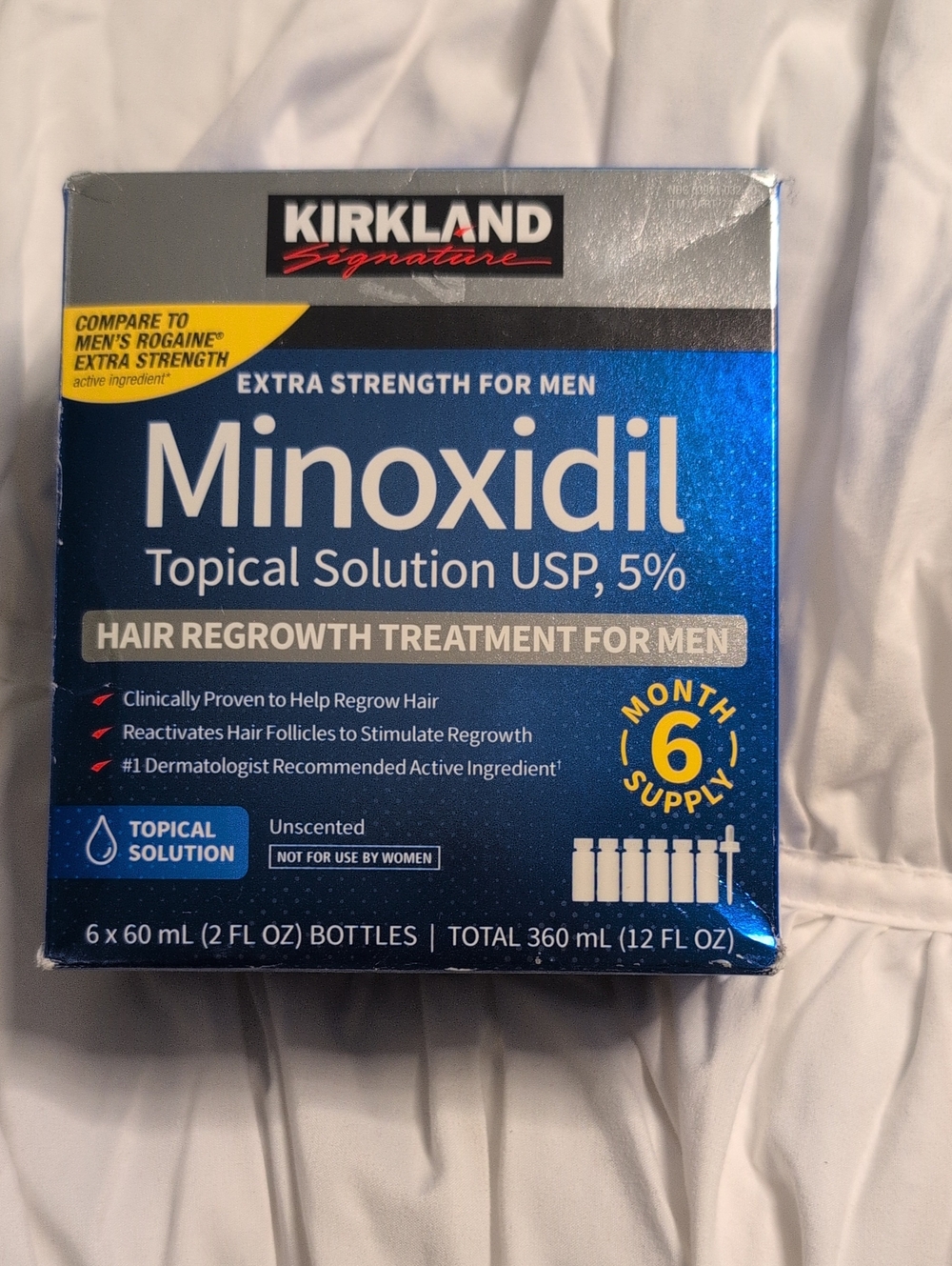 Kirkland Signature Minoxidil Topical Solution - Blue